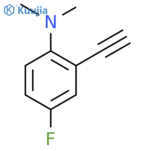2-ethynyl-4-fluoro-N,N-dimethylaniline structure
