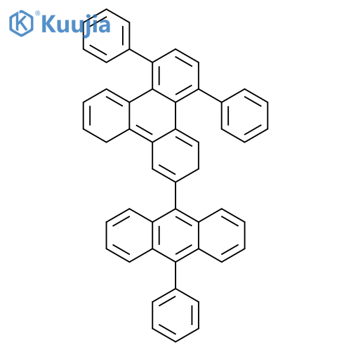 Triphenylene, 1,4-diphenyl-7-(10-phenyl-9-anthracenyl)- structure