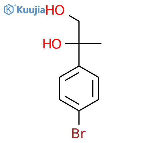 2-(4-bromophenyl)propane-1,2-diol structure