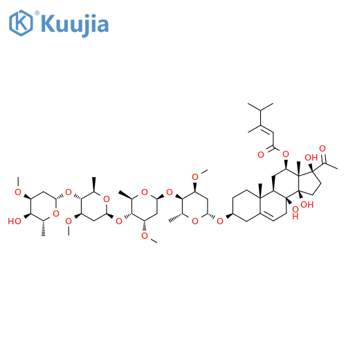 Otophylloside B 4'''-O-Beta-D-Cymaropyranoside structure