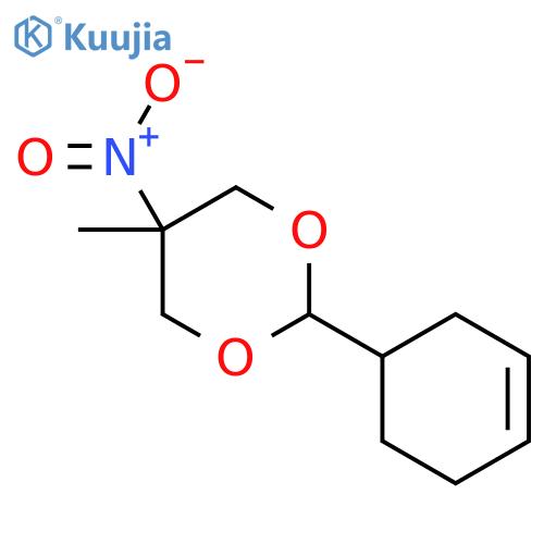 1,3-Dioxane,2-(3-cyclohexen-1-yl)-5-methyl-5-nitro- structure