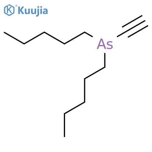 Arsine, ethynyldipentyl- structure