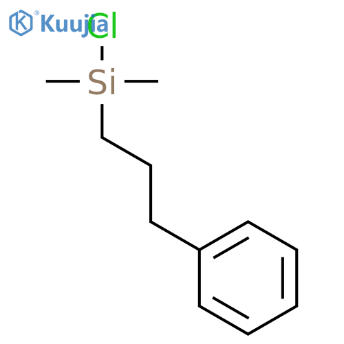 Benzene,[3-(chlorodimethylsilyl)propyl]- structure
