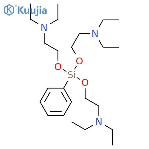 4-[2-(diethylamino)ethoxy]-N,N,8-triethyl-4-phenyl-3,5-dioxa-8-aza-4-siladecan-1-amine structure