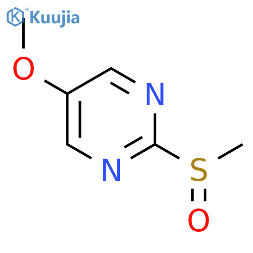 5-Methoxy-2-(methylsulfinyl)pyrimidine structure