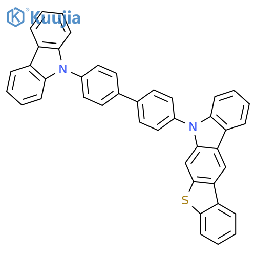 7H-[1]Benzothieno[2,3-b]carbazole, 7-[4'-(9H-carbazol-9-yl)[1,1'-biphenyl]-4-yl]- structure