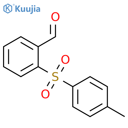 2-(4-methylbenzenesulfonyl)benzaldehyde structure