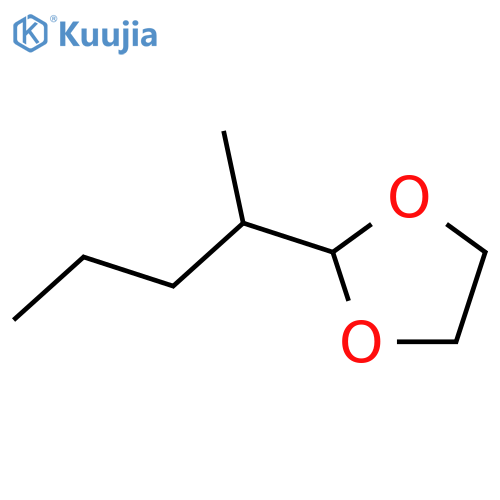 1,3-Dioxolane,2-(1-methylbutyl)- structure