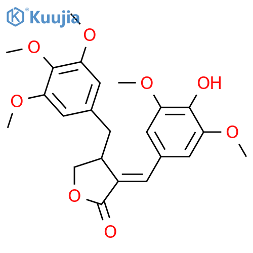 3,3',4,4',5,5'-Hexahydroxy-8,8'-lign-7-en-9,9'-olide; (7E,8'S)-form, 3,3',4',5,5'-Penta-Me ether structure