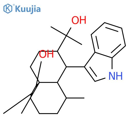 10,11-Dihydro-24-hydroxyaflavinine structure