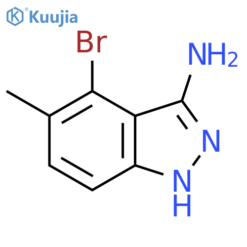 4-Bromo-5-methyl-1H-indazol-3-amine structure