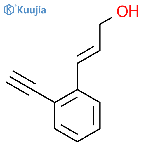 3-(2-ethynylphenyl)prop-2-en-1-ol structure