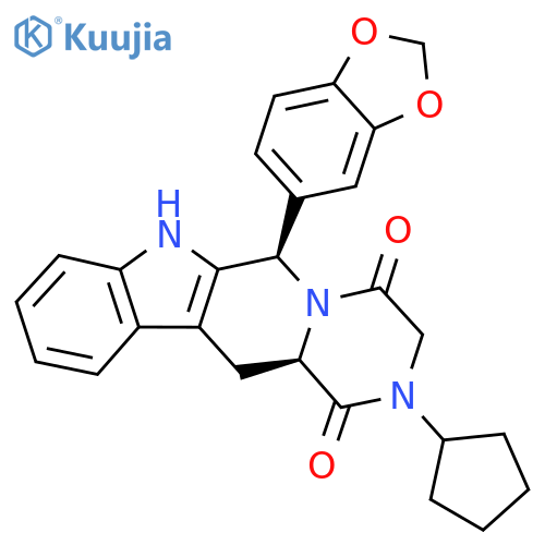 N-Desmethyl-N-cyclopentyl tadalafil structure