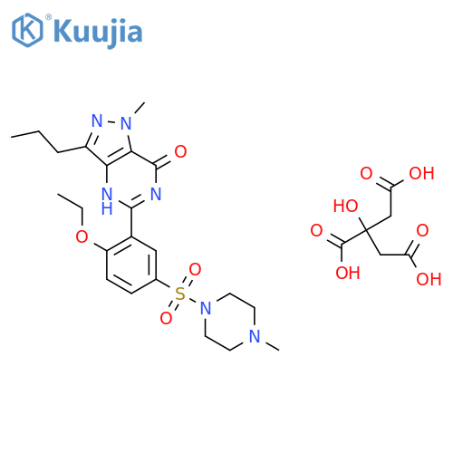 Sildenafil citrate structure
