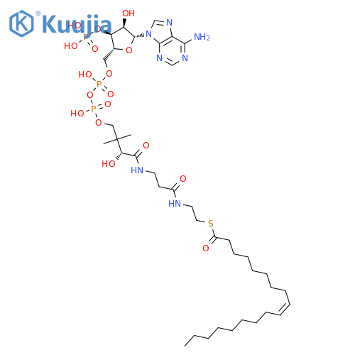 Coenzyme A, S-(9Z)-9-octadecenoate structure