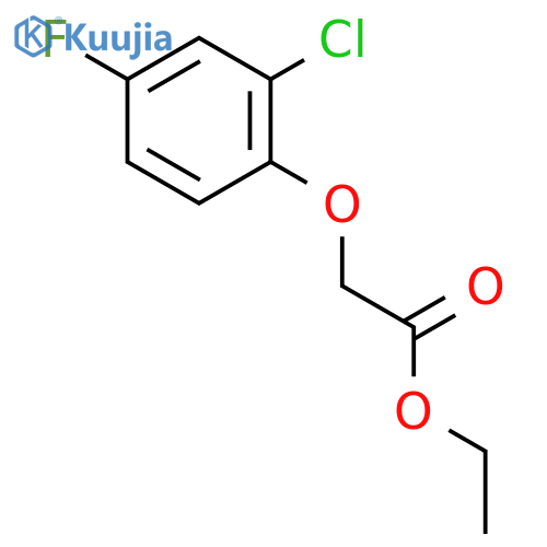 Acetic acid, (2-chloro-4-fluorophenoxy)-, ethyl ester structure