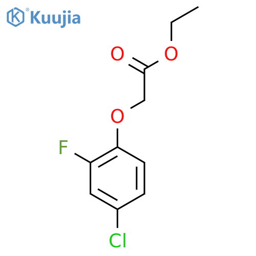Ethyl 2-(4-chloro-2-fluorophenoxy)acetate structure