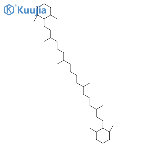 Cyclohexane,1,1'-(3,7,12,16-tetramethyl-1,18-octadecanediyl)bis[2,2,6-trimethyl- structure