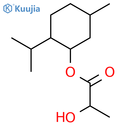 Menthyl lactate structure