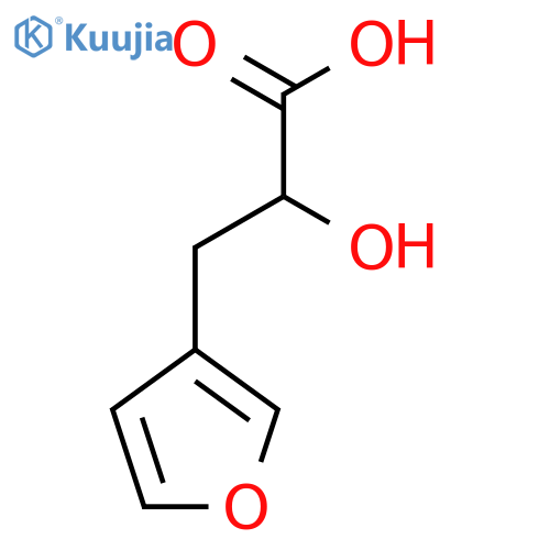 3-(Furan-3-yl)-2-hydroxypropanoic acid structure