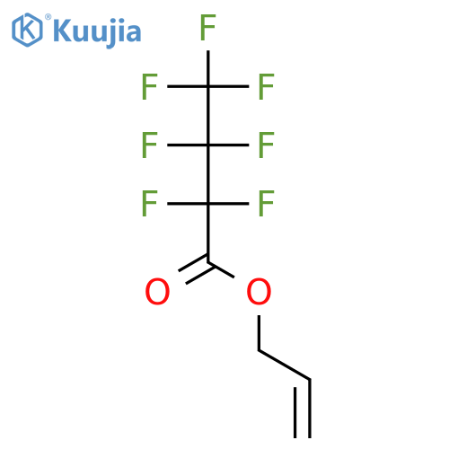Butanoic acid,2,2,3,3,4,4,4-heptafluoro-, 2-propen-1-yl ester structure