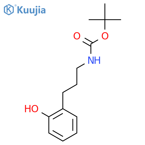 2-[3-(Tert-butoxycarbonylamino)propyl]phenol structure
