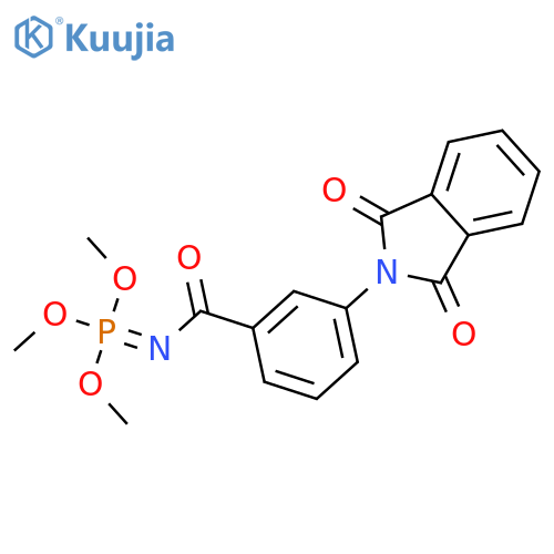 Phosphorimidic acid,[3-(1,3-dihydro-1,3-dioxo-2H-isoindol-2-yl)benzoyl]-, trimethyl ester structure