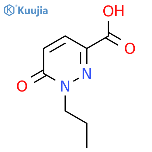 6-OXO-1-PROPYL-1,6-DIHYDROPYRIDAZINE-3-CARBOXYLIC ACID structure
