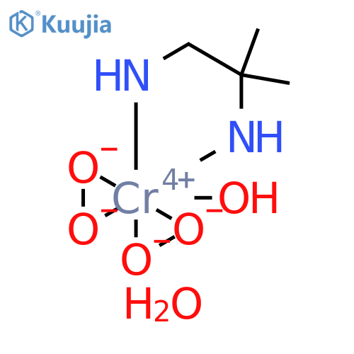 1,2-diamino-2-methylpropane aquadiperoxo chromium(iv) structure