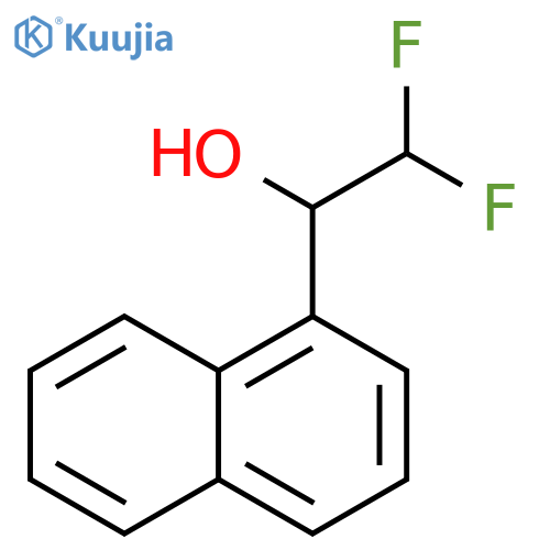 2,2-difluoro-1-(naphthalen-1-yl)ethan-1-ol structure