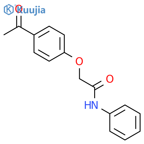 2-(4-Acetylphenoxy)-N-phenylacetamide structure