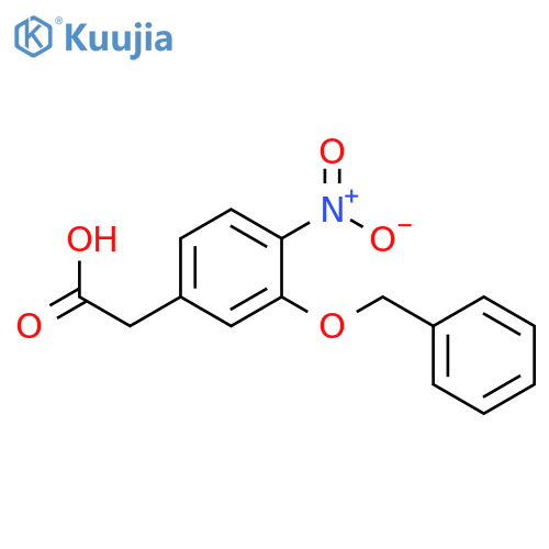 [3-(Benzyloxy)-4-nitrophenyl]acetic acid structure