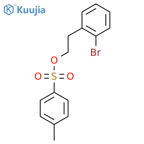 Benzeneethanol, 2-bromo-, 1-(4-methylbenzenesulfonate) structure
