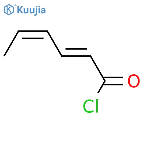 2,4-Hexadienoic acid; (2E,4Z)-form, Chloride structure