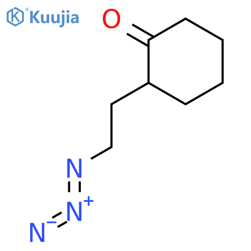 Cyclohexanone, 2-(2-azidoethyl)- structure