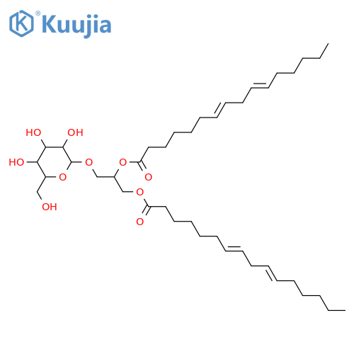 Glycerol 1,2-dialkanoates; Glycerol 1,2-di(7Z,10Z-hexadecadienoate), 3-O-β-D-Galactopyranoside structure