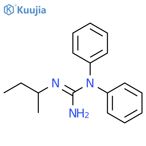 Guanidine,N,N'-bis[4-(1-methylpropyl)phenyl]- structure