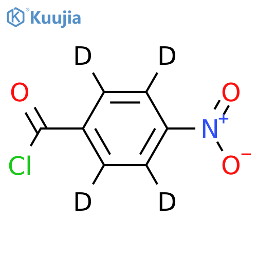 4-Nitrobenzoyl-d4 Chloride structure