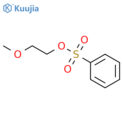 2-Methoxyethyl benzenesulfonate structure