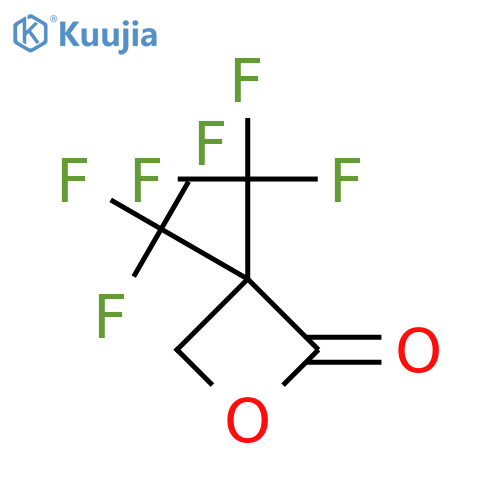 4,4-Bis(trifluoromethyl)oxetan-2-one structure
