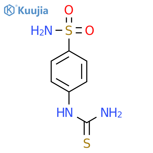 4-Thioureido-benzenesulfonamide structure