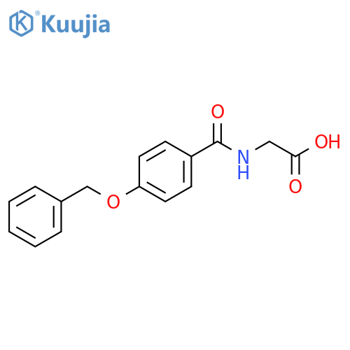 {[4-(benzyloxy)phenyl]formamido}acetic acid structure