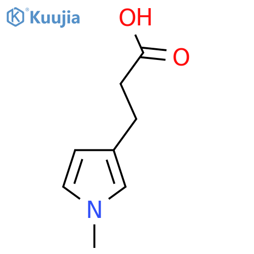 3-(1-methyl-1H-pyrrol-3-yl)propanoic acid structure