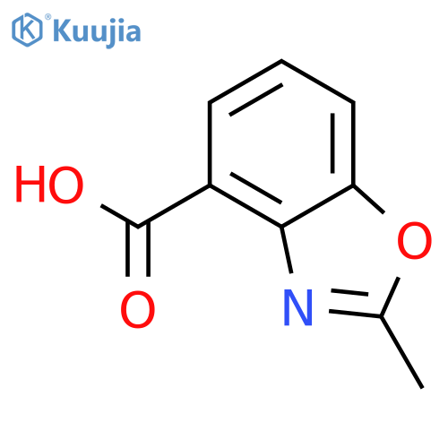 2-methyl-1,3-benzoxazole-4-carboxylic acid structure