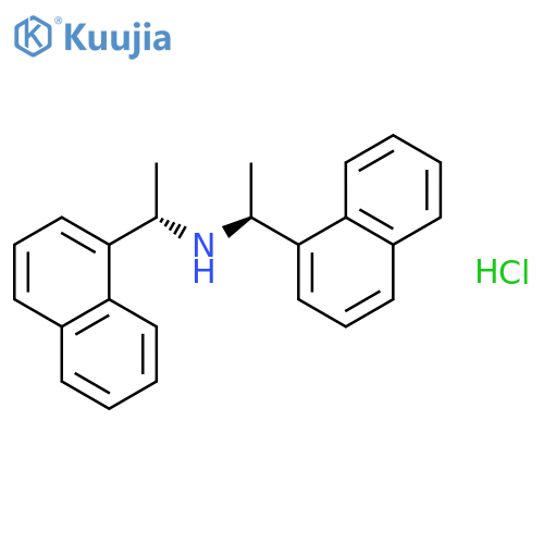 BIS((S)-(+)-1-(1-NAPHTHYL)ETHYL)AMINE structure