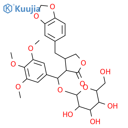 Podorhizol β-D-Glucopyranoside structure