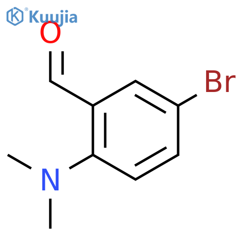 5-Bromo-2-(dimethylamino)benzaldehyde structure