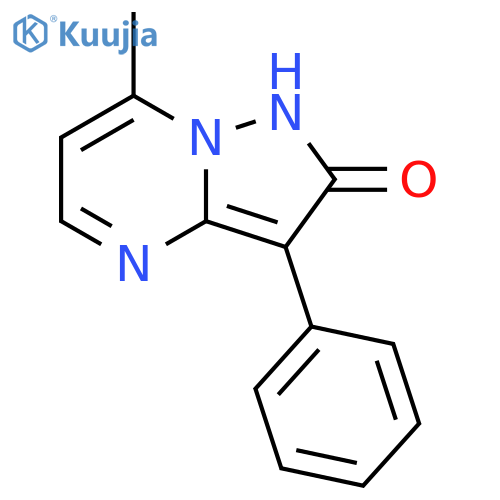 Pyrazolo[1,5-a]pyrimidin-2(1H)-one, 7-methyl-3-phenyl- structure