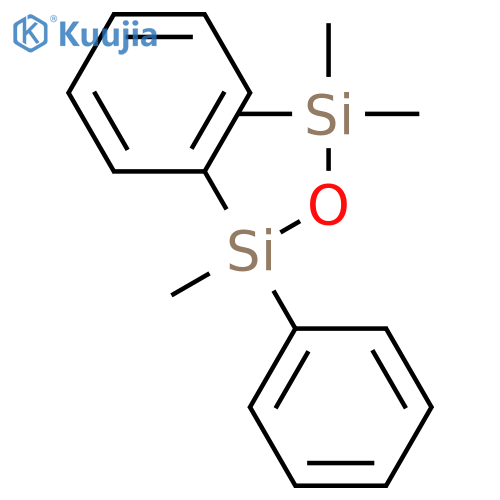DISILOXANE, 1,1,1,3-TETRAMETHYL-3,3-DIPHENYL- structure