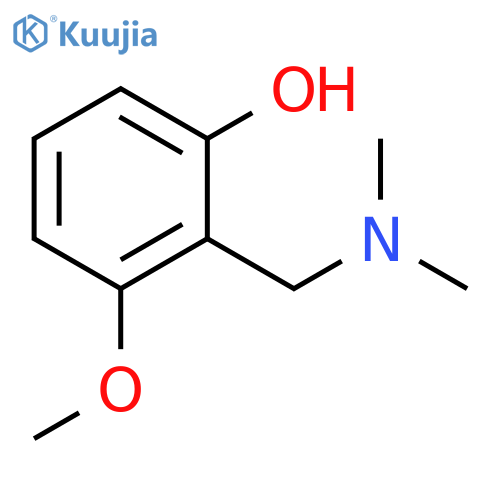Phenol, 2-[(dimethylamino)methyl]-3-methoxy- structure